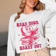 Read Your Heart Out Valentines Day Book Lover Bookish Teach Unisex Long Sleeve T-Shirt Read Your Heart Out Valentines Day Book Lover Bookish Teach Unisex Long Sleeve T-Shirt