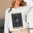 The Reader Tarot Card Mystic Dragon Book Magic Unisex Long Sleeve T-Shirt The Reader Tarot Card Mystic Dragon Book Magic Unisex Long Sleeve T-Shirt