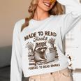 Reading Book Lover Made To Read Books Forces To Read Emails Unisex Long Sleeve T-Shirt Reading Book Lover Made To Read Books Forces To Read Emails Unisex Long Sleeve T-Shirt
