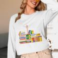 Reading Books Librarian Reader Nerd I'm Ok Teacher Unisex Long Sleeve T-Shirt