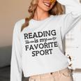 Reading Is My Favorite Sport Bookish Book-Club Bookworm Unisex Long Sleeve T-Shirt Reading Is My Favorite Sport Bookish Book-Club Bookworm Unisex Long Sleeve T-Shirt