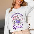 Reading Is My Favorite Sport Saying Quote Book Lovers Unisex Long Sleeve T-Shirt