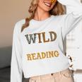 Reading Lover Apparel Wild About Reading Reading Books Unisex Long Sleeve T-Shirt Reading Lover Apparel Wild About Reading Reading Books Unisex Long Sleeve T-Shirt