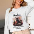 Reading Because Murder Is Wrong Books And Cats Book Lovers Unisex Long Sleeve T-Shirt