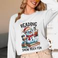 Reading Is Snow Much Fun Christmas Bookworm Snowman Reading Unisex Long Sleeve T-Shirt Reading Is Snow Much Fun Christmas Bookworm Snowman Reading Unisex Long Sleeve T-Shirt