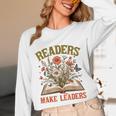 Reading Squad Book Lover Bookish Floral Readers Make Leaders Unisex Long Sleeve T-Shirt Reading Squad Book Lover Bookish Floral Readers Make Leaders Unisex Long Sleeve T-Shirt