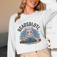 Readsolotl Book Lover Reading Axolotl Kids Reader Unisex Long Sleeve T-Shirt Readsolotl Book Lover Reading Axolotl Kids Reader Unisex Long Sleeve T-Shirt