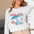 Retro Book Girl Summer Beach Vacation For Book Lover Unisex Long Sleeve T-Shirt Retro Book Girl Summer Beach Vacation For Book Lover Unisex Long Sleeve T-Shirt