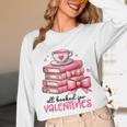 Retro Groovy Valentine Men Women Kid Tees By Emily All Booked For Valentines Book Reading Bookworm Nerdy Unisex Long Sleeve T-Shirt Retro Groovy Valentine Men Women Kid Tees By Emily All Booked For Valentines Book Reading Bookworm Nerdy Unisex Long Sleeve T-Shirt