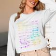 Return To Library Card Book Due Date Bookish Rainbow Reading Unisex Long Sleeve T-Shirt