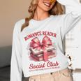 Romance Book Reading Bookish Romance Reader Social Club Unisex Long Sleeve T-Shirt