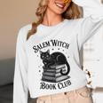 Salem Witch Book Club Bookish Halloween Cat Women Unisex Long Sleeve T-Shirt Salem Witch Book Club Bookish Halloween Cat Women Unisex Long Sleeve T-Shirt