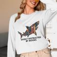 Shark Costume Teens Books Nerds Shark Stuffed Animal Sharks Unisex Long Sleeve T-Shirt