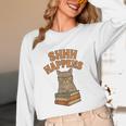 SHHH Happens Librarian Cat Books Library Unisex Long Sleeve T-Shirt SHHH Happens Librarian Cat Books Library Unisex Long Sleeve T-Shirt