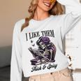 Smut Reader Spicy Book Romance I Like Them Thick & Spicy Unisex Long Sleeve T-Shirt