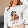 Smutty Spicy Book Reader Spread Those Pages Like A Good Girl Unisex Long Sleeve T-Shirt