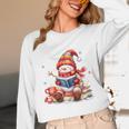 Snowman Reading Books Lovers Christmas Librarian Bookworm Unisex Long Sleeve T-Shirt Snowman Reading Books Lovers Christmas Librarian Bookworm Unisex Long Sleeve T-Shirt