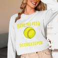 Softball Scorekeeper For a Score Book Keeper Premium Tri-Blend Unisex Long Sleeve T-Shirt