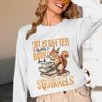 Squirrel Animal Life Is Better With Books And a Unisex Long Sleeve T-Shirt Squirrel Animal Life Is Better With Books And a Unisex Long Sleeve T-Shirt