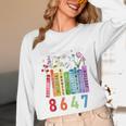 Subtle Floral Foxglove Daisy Tulip Book Lover Unisex Long Sleeve T-Shirt