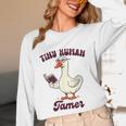 Teacher Silly Goose Reading Book Teaching Tiny Human Tamer Unisex Long Sleeve T-Shirt Teacher Silly Goose Reading Book Teaching Tiny Human Tamer Unisex Long Sleeve T-Shirt