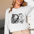 Thick Thighs And Kinky Smut Vibes Spicy Book Lovers Unisex Long Sleeve T-Shirt