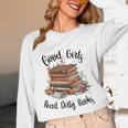 Vintage Fantasy Romance Lover Good Girls Read Dirty Books Unisex Long Sleeve T-Shirt Vintage Fantasy Romance Lover Good Girls Read Dirty Books Unisex Long Sleeve T-Shirt