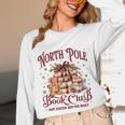 Vintage Retro North Pole Book Club Hot Cocoa Unisex Long Sleeve T-Shirt Vintage Retro North Pole Book Club Hot Cocoa Unisex Long Sleeve T-Shirt
