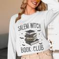 Vintage Salem Book Club Cat Bookish Spooky Halloween Unisex Long Sleeve T-Shirt Vintage Salem Book Club Cat Bookish Spooky Halloween Unisex Long Sleeve T-Shirt