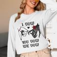 I Vow You Vow We Vow Merch Dark Romance Smutty Book Smutt Unisex Long Sleeve T-Shirt