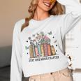 Wildflower Floral Book Just One More Chapter Unisex Long Sleeve T-Shirt Wildflower Floral Book Just One More Chapter Unisex Long Sleeve T-Shirt