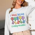 I Will Read Books Everywhere Across America Child Readers Unisex Long Sleeve T-Shirt I Will Read Books Everywhere Across America Child Readers Unisex Long Sleeve T-Shirt