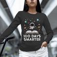 100 Days Smarter Astronaut Book 100th Day Girls Kids Women Unisex Long Sleeve T-Shirt
