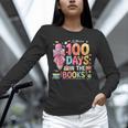 100th Day Of School Teacher Floral 100 Days In The Books Unisex Long Sleeve T-Shirt