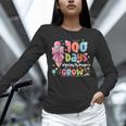 100th Day Of School Teacher Women Floral Books Unisex Long Sleeve T-Shirt