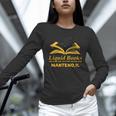 Academy Of Bookcraft Cute Wizard Cat Magic Books Unisex Long Sleeve T-Shirt Academy Of Bookcraft Cute Wizard Cat Magic Books Unisex Long Sleeve T-Shirt