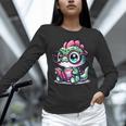 Adorable Book Lover Basilisk With Reading Glasses Cute Unisex Long Sleeve T-Shirt Adorable Book Lover Basilisk With Reading Glasses Cute Unisex Long Sleeve T-Shirt