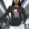 Adorable Book Lover Cow With Reading Glasses Cute Unisex Long Sleeve T-Shirt Adorable Book Lover Cow With Reading Glasses Cute Unisex Long Sleeve T-Shirt