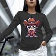 Adorable Book Lover Cowboy With Reading Glasses Cute Unisex Long Sleeve T-Shirt