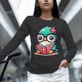 Adorable Book Lover Humming Bird With Reading Glasses Cute Unisex Long Sleeve T-Shirt Adorable Book Lover Humming Bird With Reading Glasses Cute Unisex Long Sleeve T-Shirt