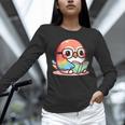 Adorable Book Lover Parrot With Reading Glasses Cute Unisex Long Sleeve T-Shirt