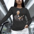 Alexander Hamilton Reading A Book Unisex Long Sleeve T-Shirt