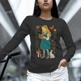 Alice In Wonderland Book Lover Lewis Carroll Rabbit Unisex Long Sleeve T-Shirt Alice In Wonderland Book Lover Lewis Carroll Rabbit Unisex Long Sleeve T-Shirt