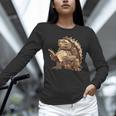 Alligator Snapping Turtle Reading A Book Unisex Long Sleeve T-Shirt Alligator Snapping Turtle Reading A Book Unisex Long Sleeve T-Shirt