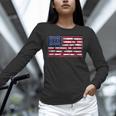 America US Flag Books Library Reading For Book Lover Reader Unisex Long Sleeve T-Shirt