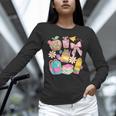 Apple Disco Pencil Books Bow Teacher Student Back To School Unisex Long Sleeve T-Shirt Apple Disco Pencil Books Bow Teacher Student Back To School Unisex Long Sleeve T-Shirt