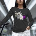 Asexual Book Lover LGBT Reading Pride Ace Flag Daisy Unisex Long Sleeve T-Shirt Asexual Book Lover LGBT Reading Pride Ace Flag Daisy Unisex Long Sleeve T-Shirt
