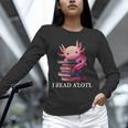 Axolotl Book Lover Librarian Reading Library Readers Unisex Long Sleeve T-Shirt Axolotl Book Lover Librarian Reading Library Readers Unisex Long Sleeve T-Shirt