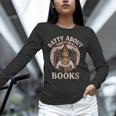 Batty About Books Reading Book Lover Men Women Distressed Unisex Long Sleeve T-Shirt