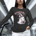 Boo Ghost Books Coquette Bow Halloween Women School Teacher Unisex Long Sleeve T-Shirt Boo Ghost Books Coquette Bow Halloween Women School Teacher Unisex Long Sleeve T-Shirt